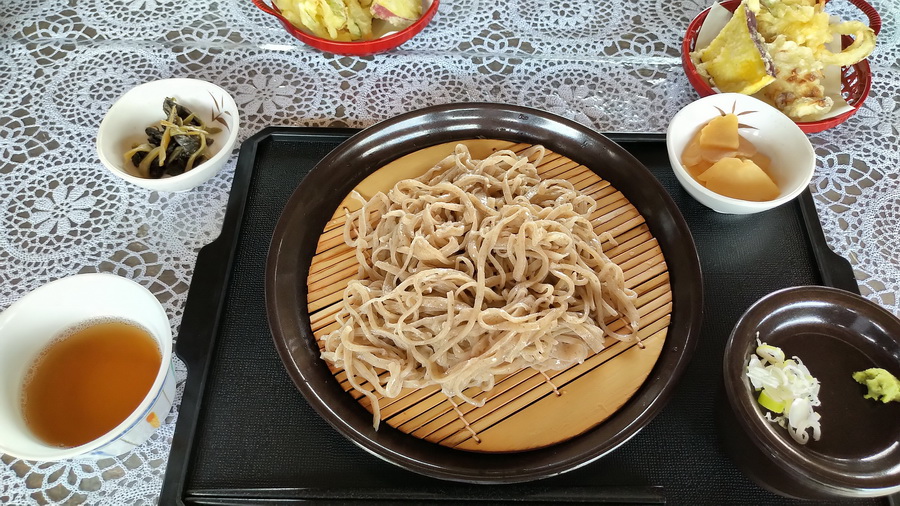 花見の里で提供された新そば