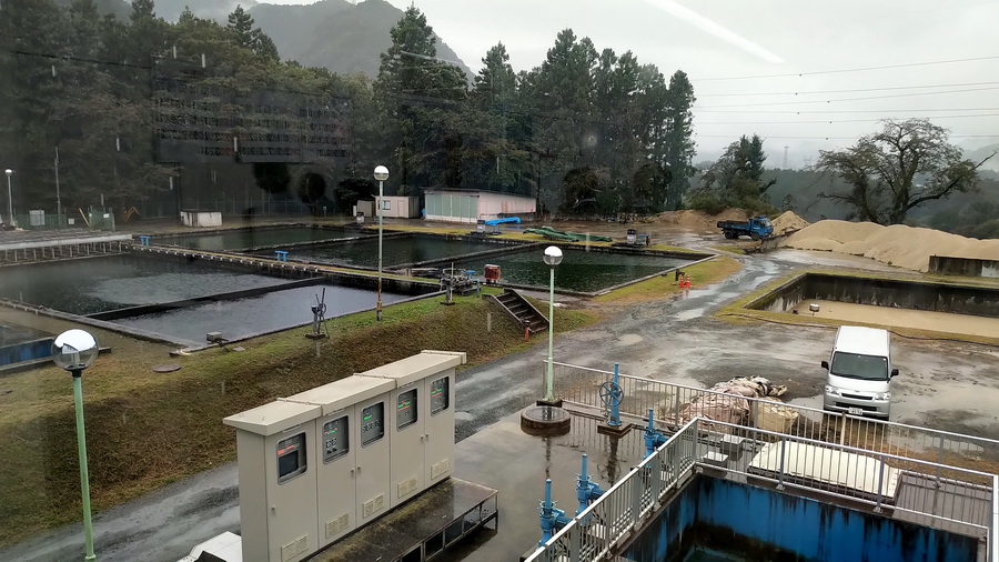 橋立浄水場　全景